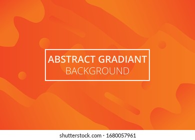 Dynamic style banner design from fruit concept. Orange elements with fluid gradient. Creative illustration for poster, web, landing, page, cover, ad, greeting, card, promotion. Modern Wallpaper.