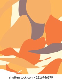 Dynamic style banner design from fruit concept. Orange and green elements with fluid gradient. Creative illustration for poster, web, landing, page.