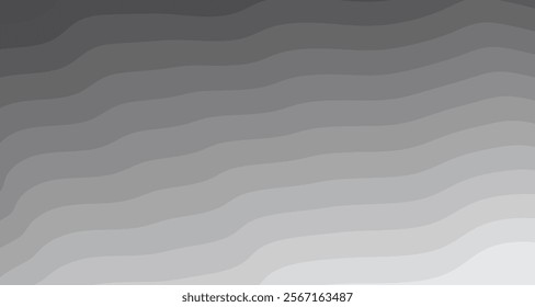 Dynamic style banner design with gray gradient elements. Creative illustrations for posters, websites, covers, advertisements, greetings, cards, social media, and promotions. Vector illustration.
