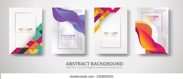 Dynamic style banner design set with fluid color gradient elements and modern diagonal. Creative illustration for poster, web, landing, page, cover, ad, greeting, card, social media, promotion.