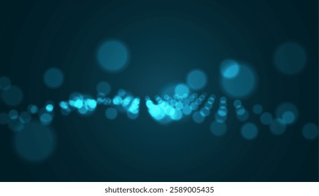dynamic and stylish business presentation backdrop with bokeh effect vector