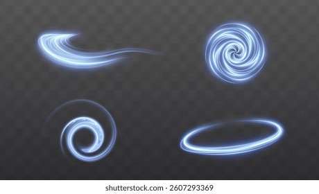  dynamic swirl of light and energy with a futuristic design. Featuring circular neon traces, glowing particles, and bright waves, this abstract motion background is perfect for digital visuals