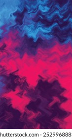 Turbilhão dinâmico de tons vibrantes de azul e vermelho com uma textura suave, transmitindo energia e movimento. Ideal para uso de design criativo