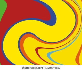Dynamic swirled background. Twisted pattern. Wallpaper, simple background for covers, web pages and conferences, business cards. Vector illustration