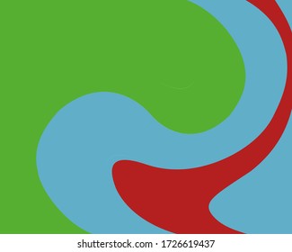 Dynamic swirled background. Twisted pattern. Wallpaper, simple background for covers, web pages and conferences, business cards. Vector illustration