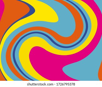 Dynamic swirled background. Twisted pattern. Wallpaper, simple background for covers, web pages and conferences, business cards. Vector illustration