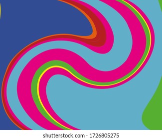 Dynamic swirled background. Twisted pattern. Wallpaper, simple background for covers, web pages and conferences, business cards. Vector illustration