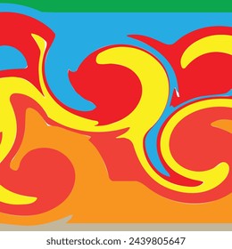 Dynamic swirled background. Twisted pattern.