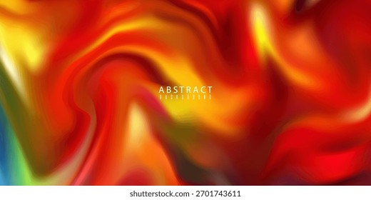 Fundo abstrato girando dinâmico em tons de vermelho fogo, laranja e ouro. Ideal para obras de arte digitais contemporâneas, cartazes e designs visuais vibrantes.