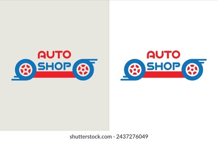 Dynamic symbol of automotive repair excellence, blending precision, reliability, and innovation in a sleek vector logo design.