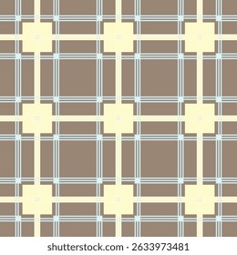 Dynamic Symmetrical Grid with Dark Blues and Vibrant Pink Squares