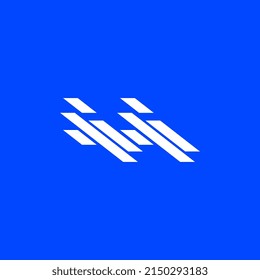 Dynamic Tech Letter M logo