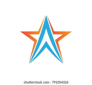 dynamic technology star vector logo