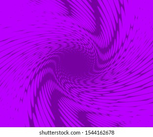 Dynamic template, backdrop. Modern futuristic pattern. Trendy halftone print. Brochure creative design. Minimal poster. Trendy purple cover design. Abstract vector twisted background. Wavy texture.