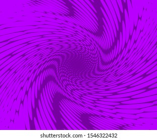 Dynamic template, backdrop. Modern futuristic pattern. Trendy halftone print. Brochure creative design. Minimal poster. Trendy purple cover design. Abstract vector twisted background. Wavy texture.