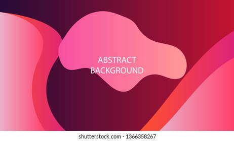 Dynamic texture background with fluid shapes modern concept. minimal poster. ideal for banner, web, header, page, cover, billboard, brochure. - Vector
