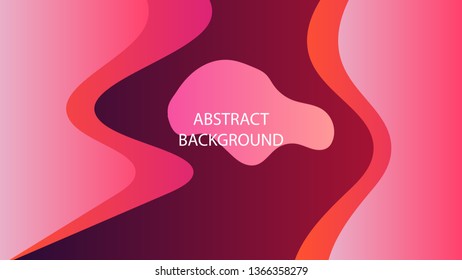 Dynamic texture background with fluid shapes modern concept. minimal poster. ideal for banner, web, header, page, cover, billboard, brochure. - Vector