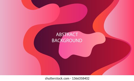 Dynamic texture background with fluid shapes modern concept. minimal poster. ideal for banner, web, header, page, cover, billboard, brochure. - Vector