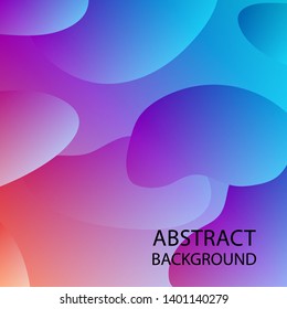 Dynamic texture background with fluid shapes modern concept - Vector