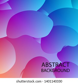 Dynamic texture background with fluid shapes modern concept - Vector