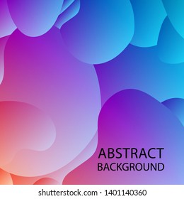 Dynamic texture background with fluid shapes modern concept - Vector