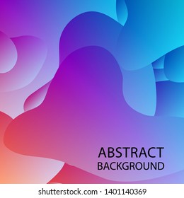 Dynamic texture background with fluid shapes modern concept - Vector