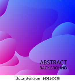 Dynamic texture background with fluid shapes modern concept - Vector