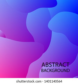 Dynamic texture background with fluid shapes modern concept - Vector