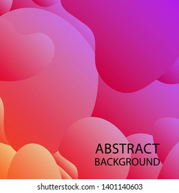 Dynamic texture background with fluid shapes modern concept - Vector