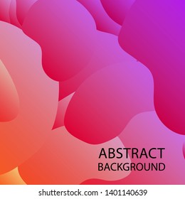Dynamic texture background with fluid shapes modern concept - Vector