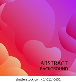 Dynamic texture background with fluid shapes modern concept - Vector