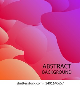 Dynamic texture background with fluid shapes modern concept - Vector