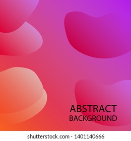 Dynamic texture background with fluid shapes modern concept - Vector
