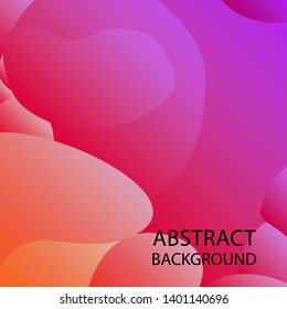 Dynamic texture background with fluid shapes modern concept - Vector