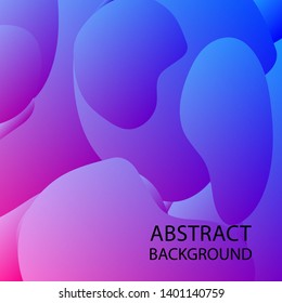 Dynamic texture background with fluid shapes modern concept - Vector