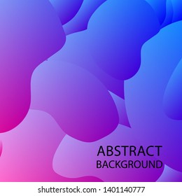 Dynamic texture background with fluid shapes modern concept - Vector