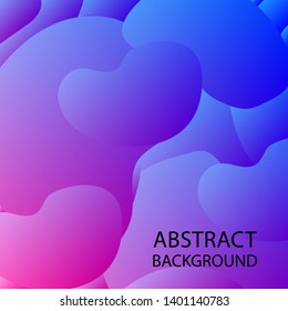 Dynamic texture background with fluid shapes modern concept - Vector