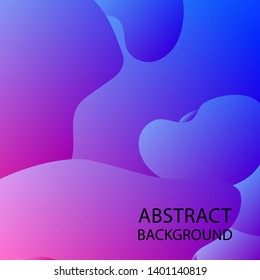 Dynamic texture background with fluid shapes modern concept - Vector