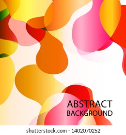 Dynamic texture background with fluid shapes modern concept - Vector