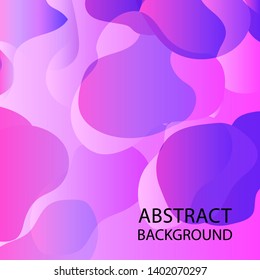 Dynamic texture background with fluid shapes modern concept - Vector