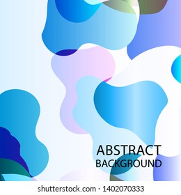 Dynamic texture background with fluid shapes modern concept - Vector