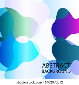 Dynamic texture background with fluid shapes modern concept - Vector