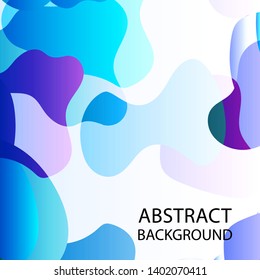 Dynamic texture background with fluid shapes modern concept - Vector