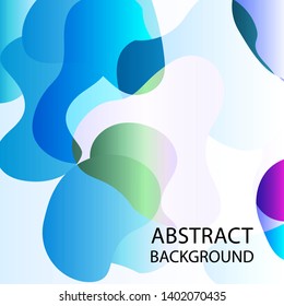 Dynamic texture background with fluid shapes modern concept - Vector