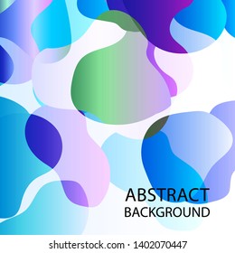 Dynamic texture background with fluid shapes modern concept - Vector