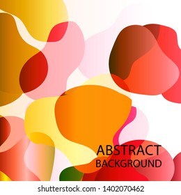 Dynamic texture background with fluid shapes modern concept - Vector
