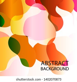 Dynamic texture background with fluid shapes modern concept - Vector