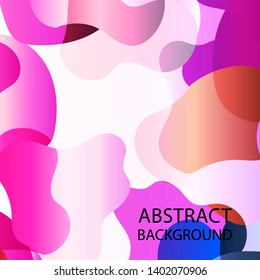 Dynamic texture background with fluid shapes modern concept - Vector