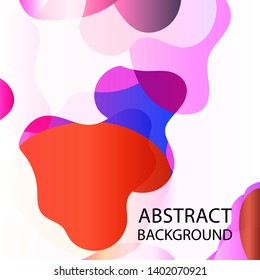 Dynamic texture background with fluid shapes modern concept - Vector