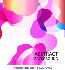 Dynamic texture background with fluid shapes modern concept - Vector